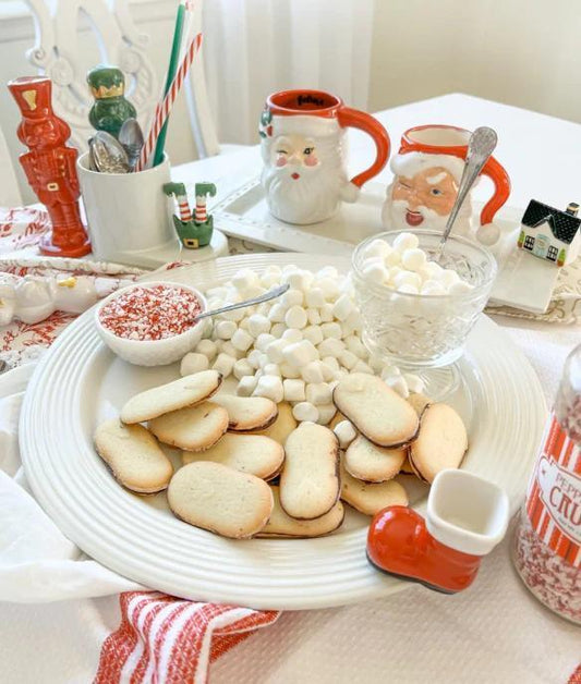 Stoneware - Striped Round Platter