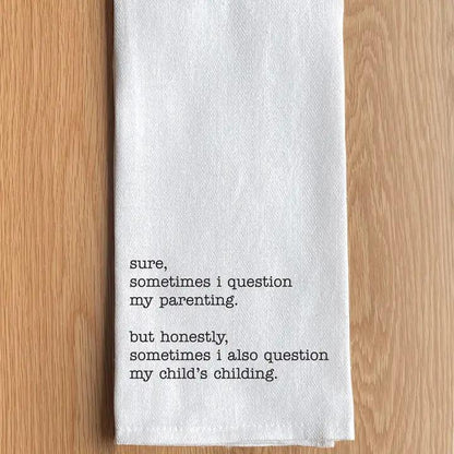 Text Printed Kitchen Towel