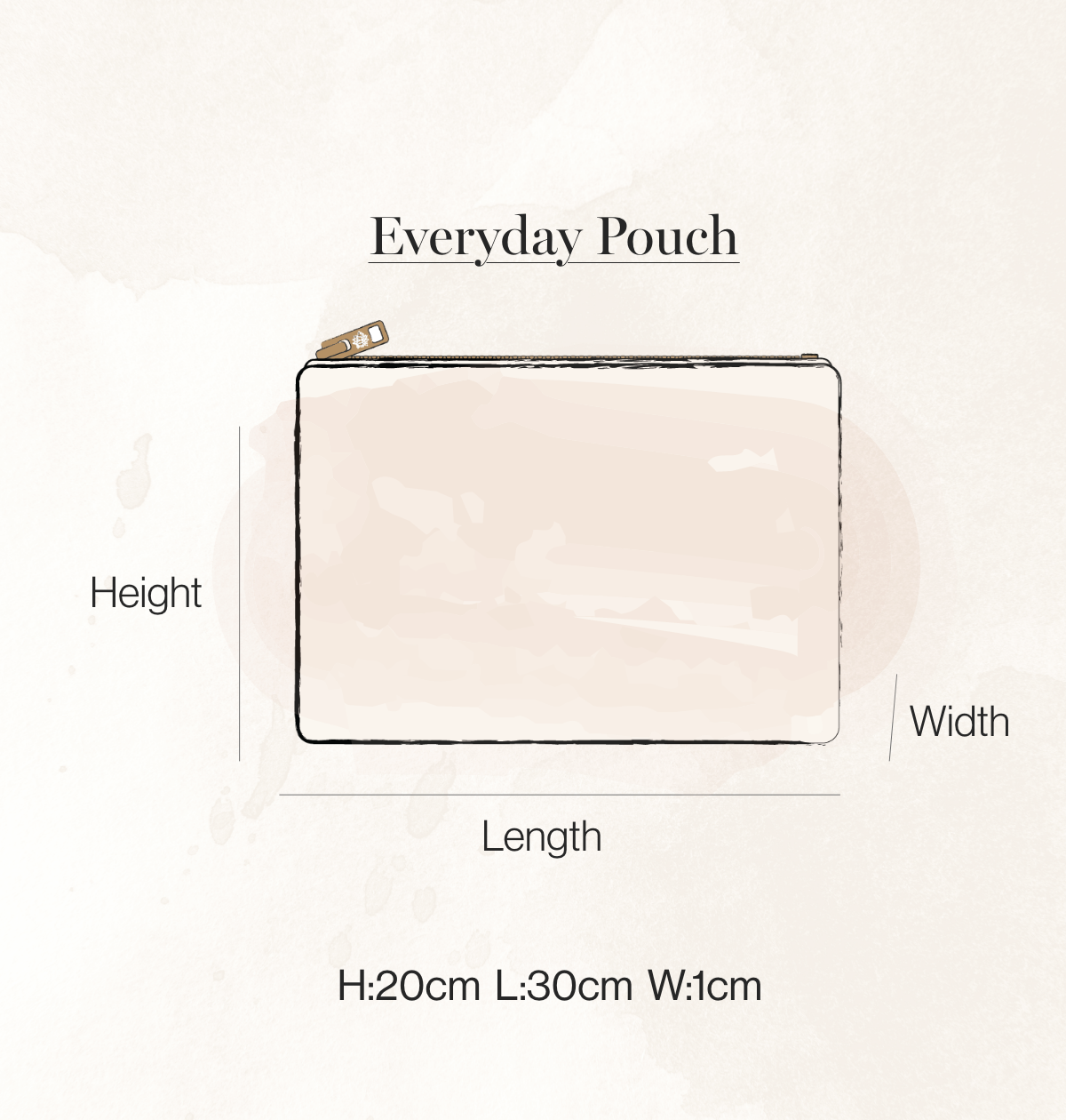 Hummingbird Everyday Pouch