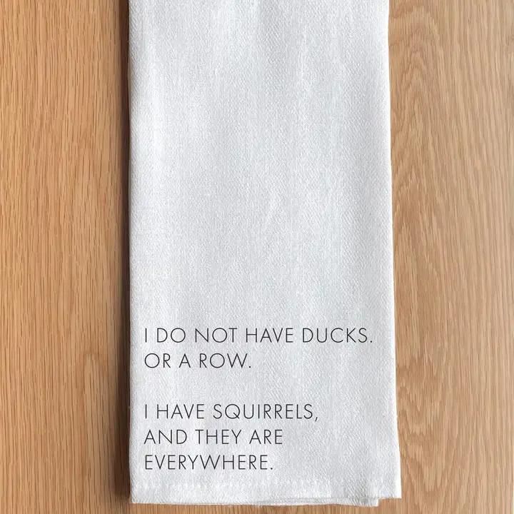 Text Printed Kitchen Towel
