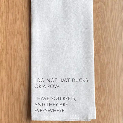 Text Printed Kitchen Towel