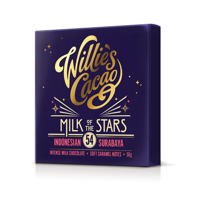 Milk of the Stars. Surabaya 54% milk chocolate. 50g bar