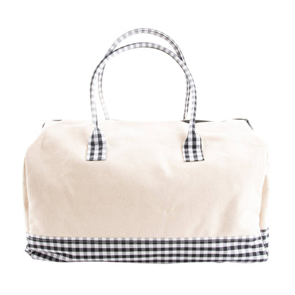 Gingham Getaway Duffle Bag