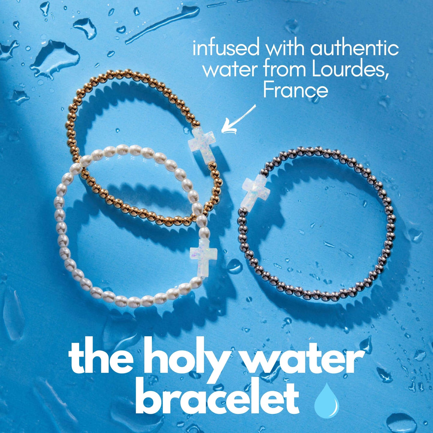 HOLY WATER STRETCH BRACELET