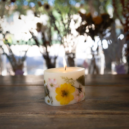 Petite Oval Botanical Candle-Lemon Blossom & Lychee