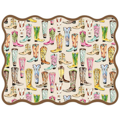 Fancy Western Boots Frame