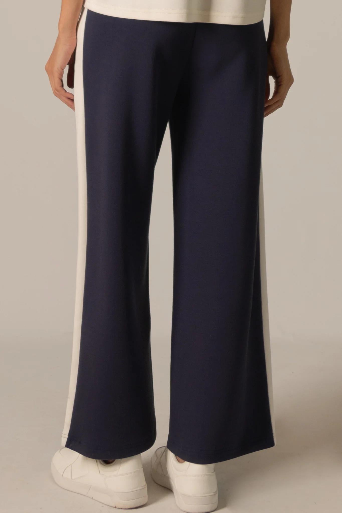 Side Stripe Wide Leg Pants