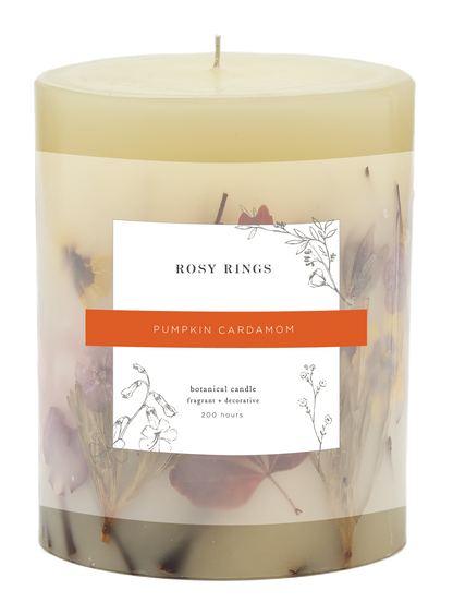 Pumpkin Cardamom Accent Botanical Candle