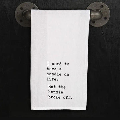 Text Printed Kitchen Towel