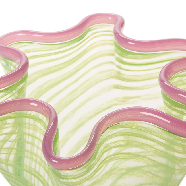 Rialto Handblown Swirl Flare Vase