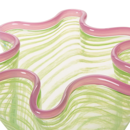 Rialto Handblown Swirl Flare Vase