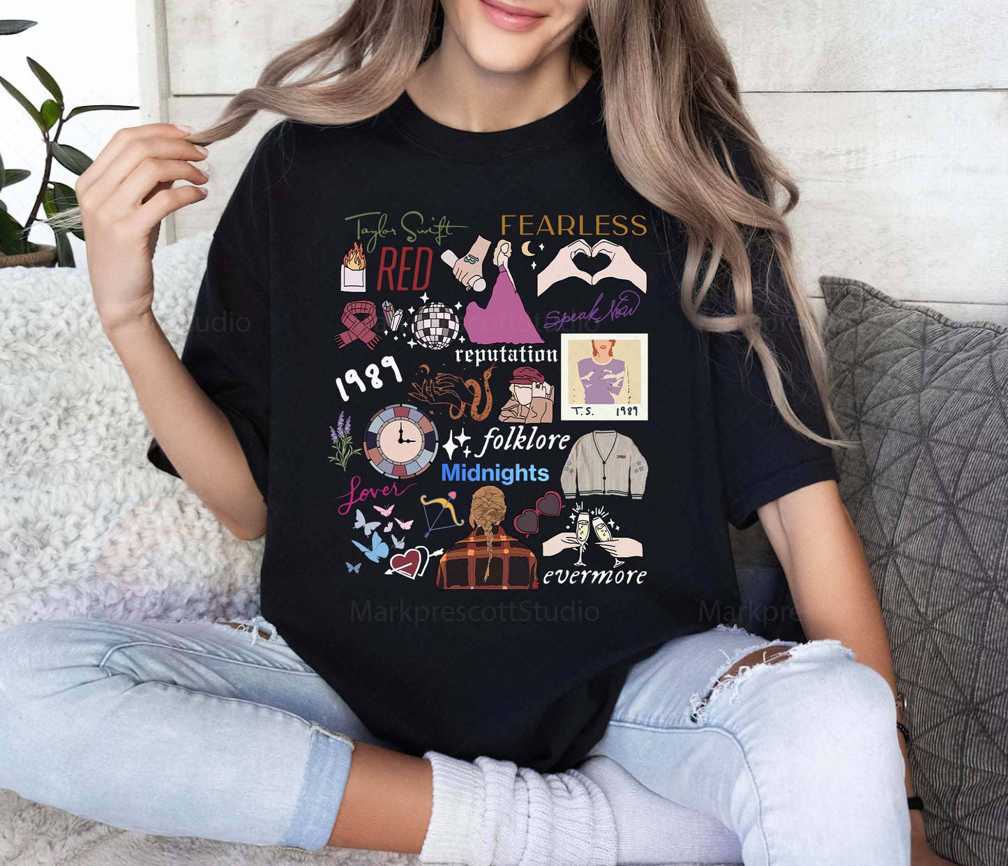 Taylor Swift Album Shirt, The Eras Tour Shirt, Swiftie Merch