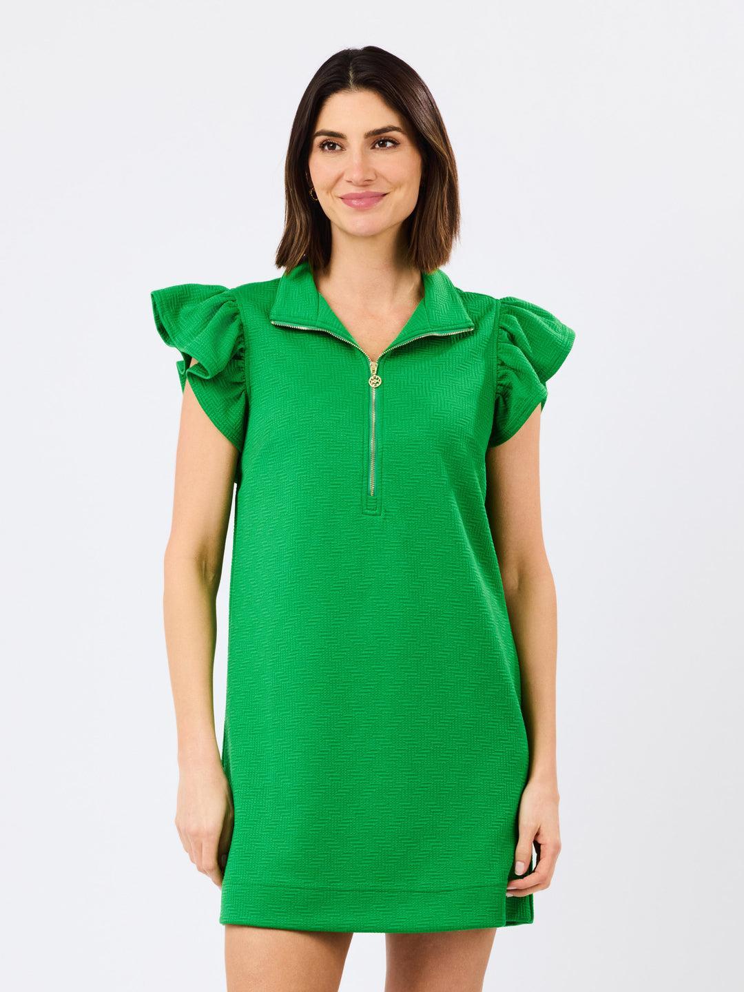 Paige Pop-Collar Mini Dress