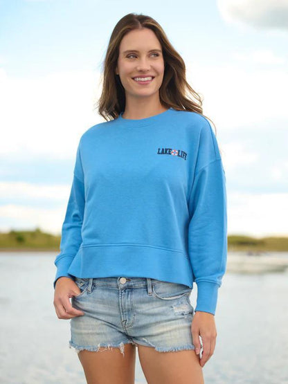 Boat Docks and Flip Flops Relaxed Sweatshirt