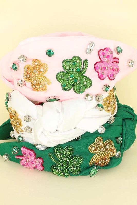 Shamrock Top Knotted Headband