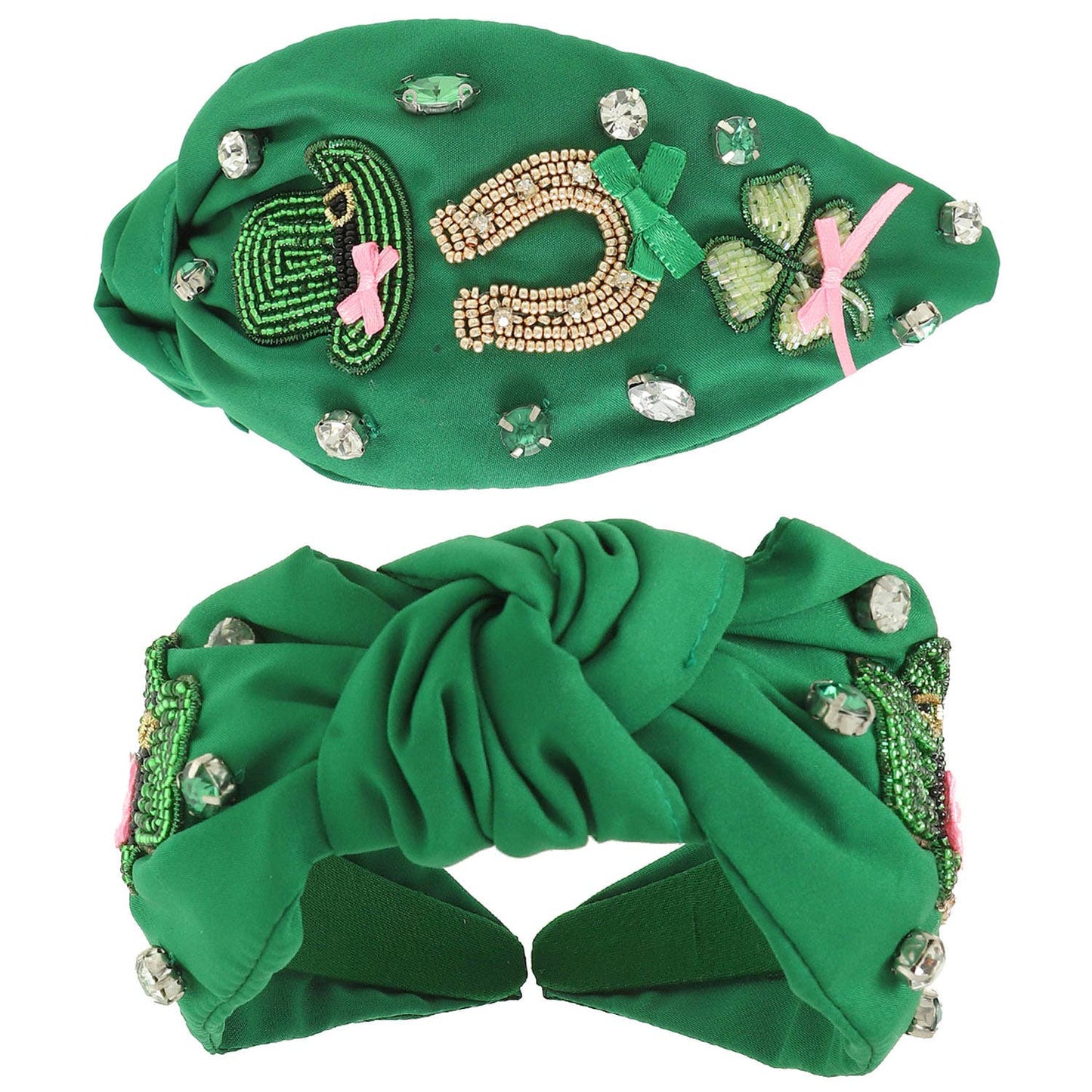 Feeling Lucky Top Knotted Headband