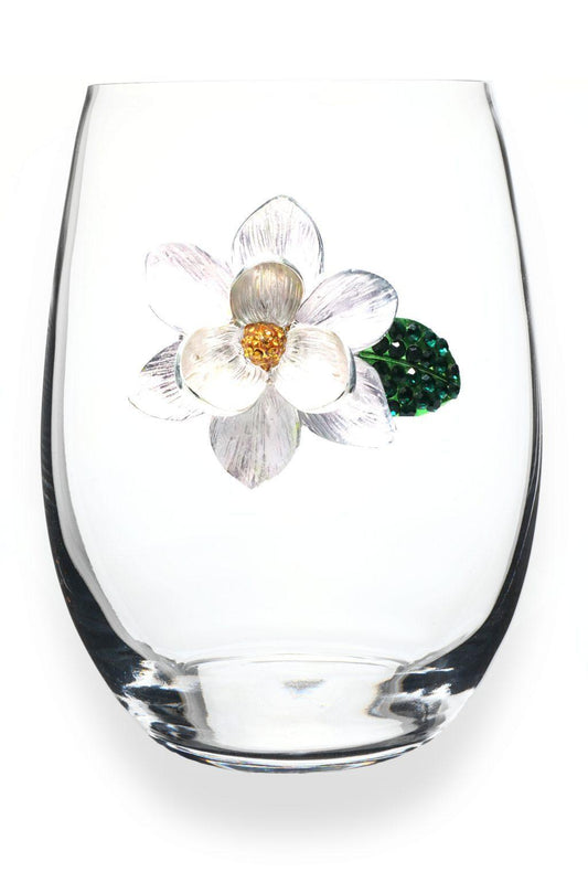 Magnolia Jeweled Glass