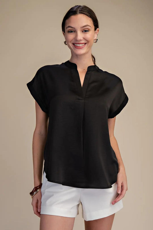 Short-Sleeve Blouse