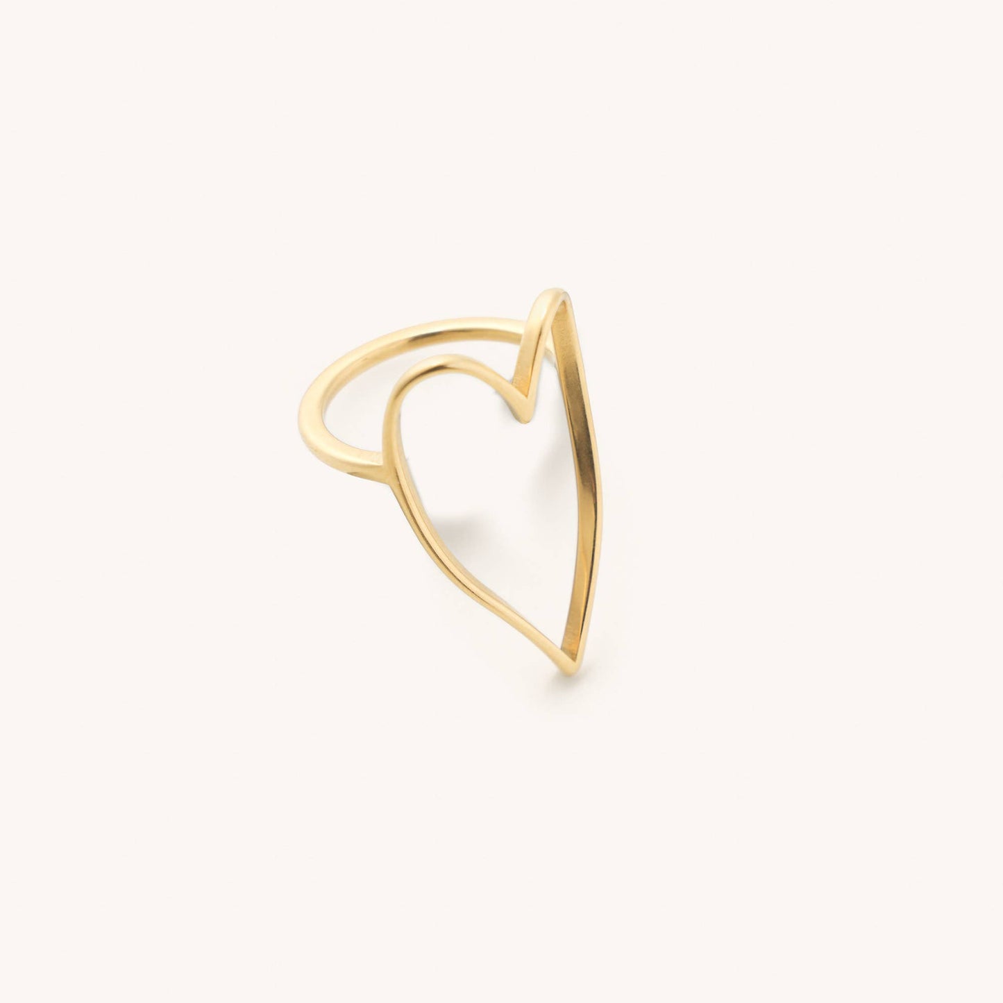 Lovie Gold Heart Ring- Waterproof