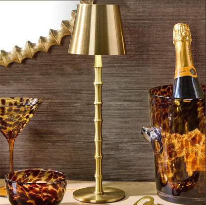 LED Cordless Bamboo Lamp