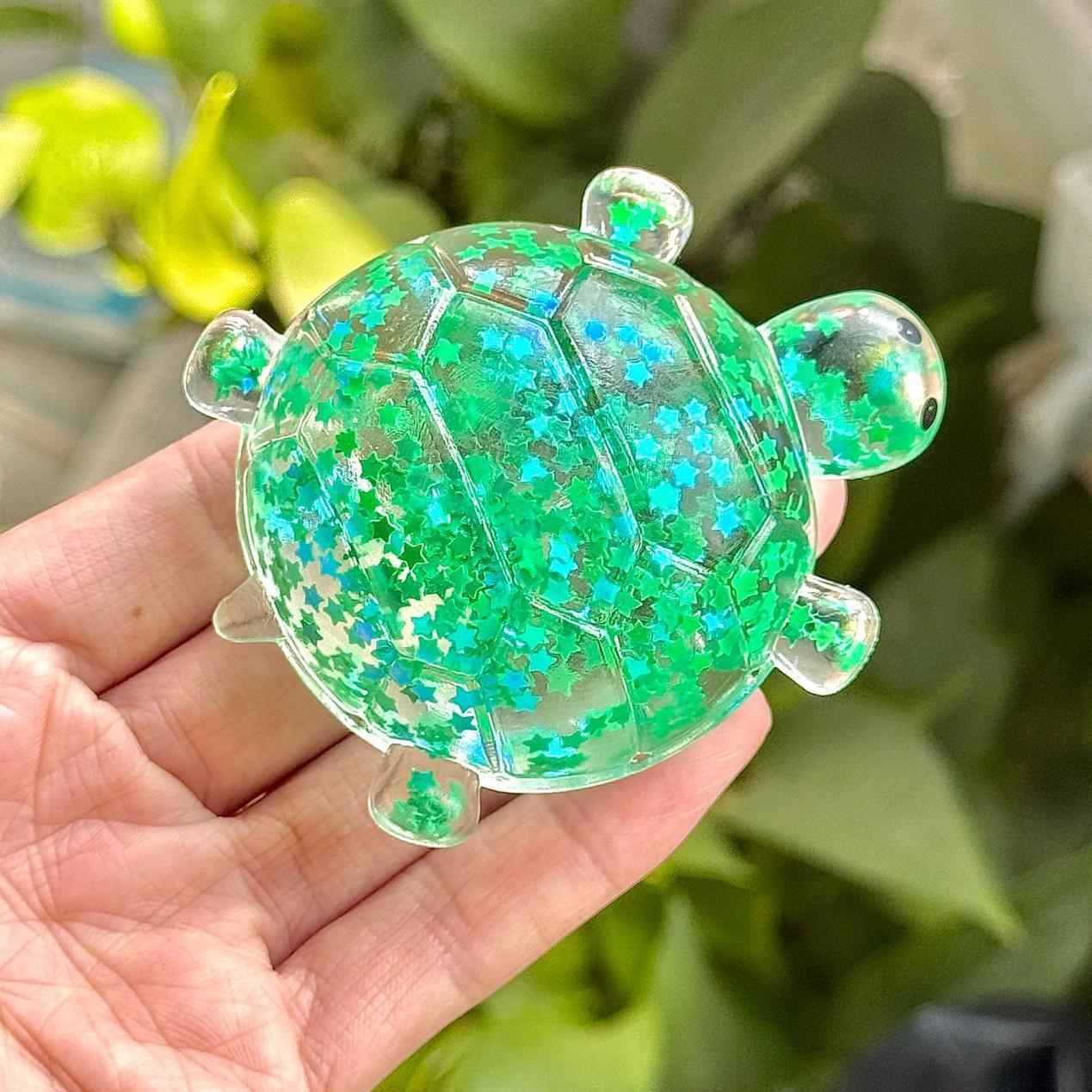 Maltose Glitter cute sea turtle squishy toy