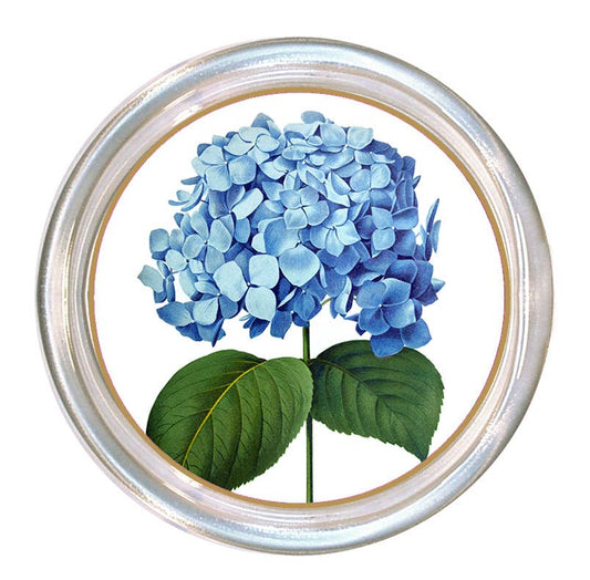 C6140-Niko blue Hydrangea Glass Coaster