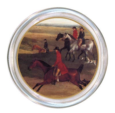 C227-B Fox Hunt Scene Coaster