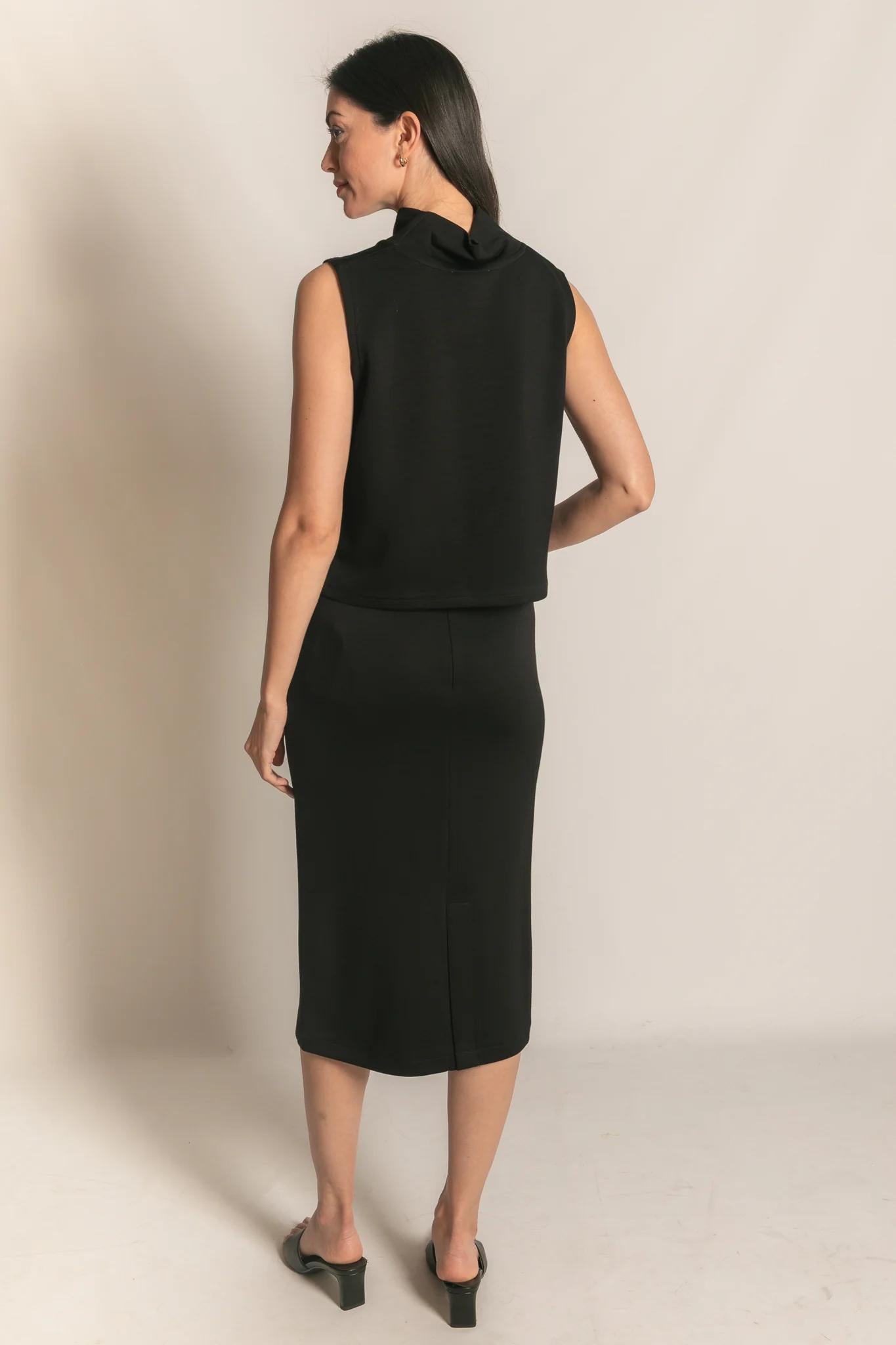 Back Slit Pencil Skirt