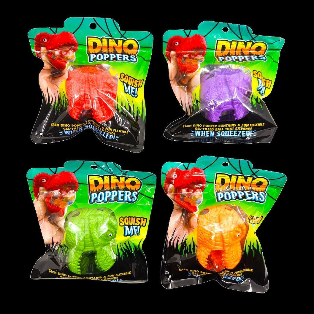 Squishy Fidget Dino Poppers