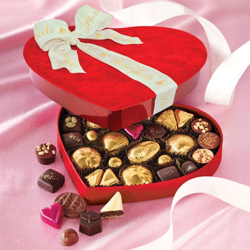 Ultimate Velvet Heart Chocolate Box - 36 pc.