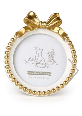 Golden Bow 4x4" Round Frame