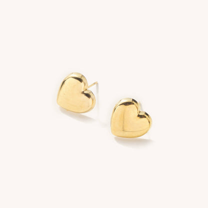 Bubble Heart Studs