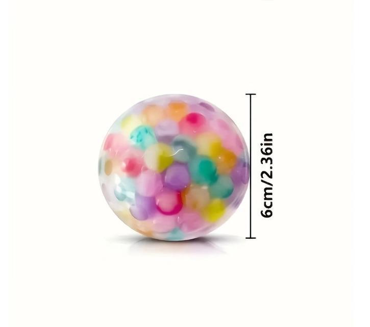 Colorful Marble Beaded Squeeze Ball