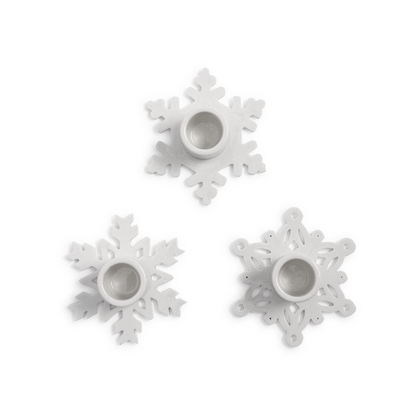 Snowflake Taper Candleholder