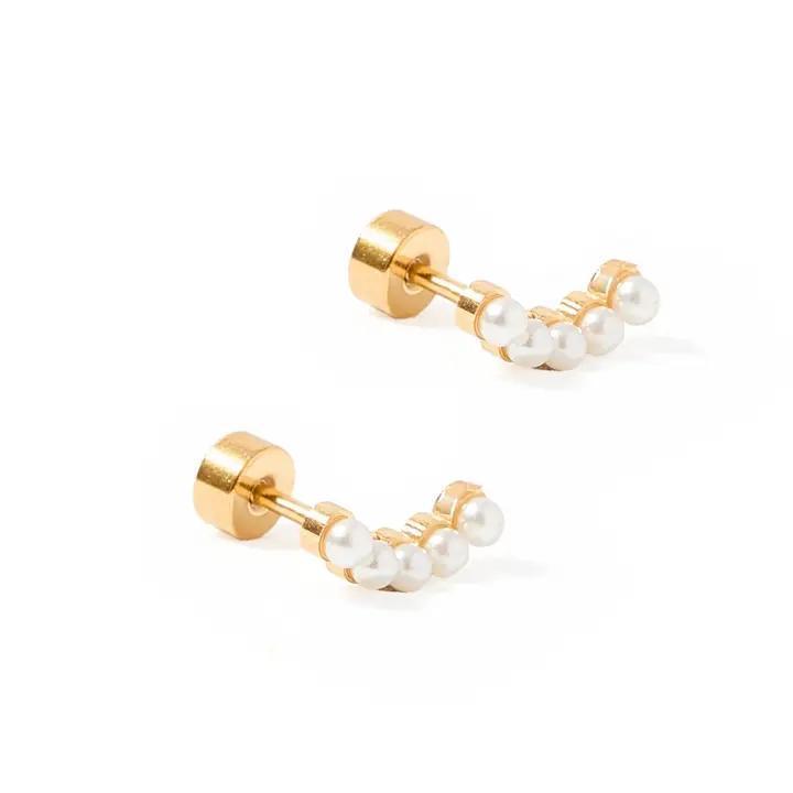 Screwback Stud Earrings