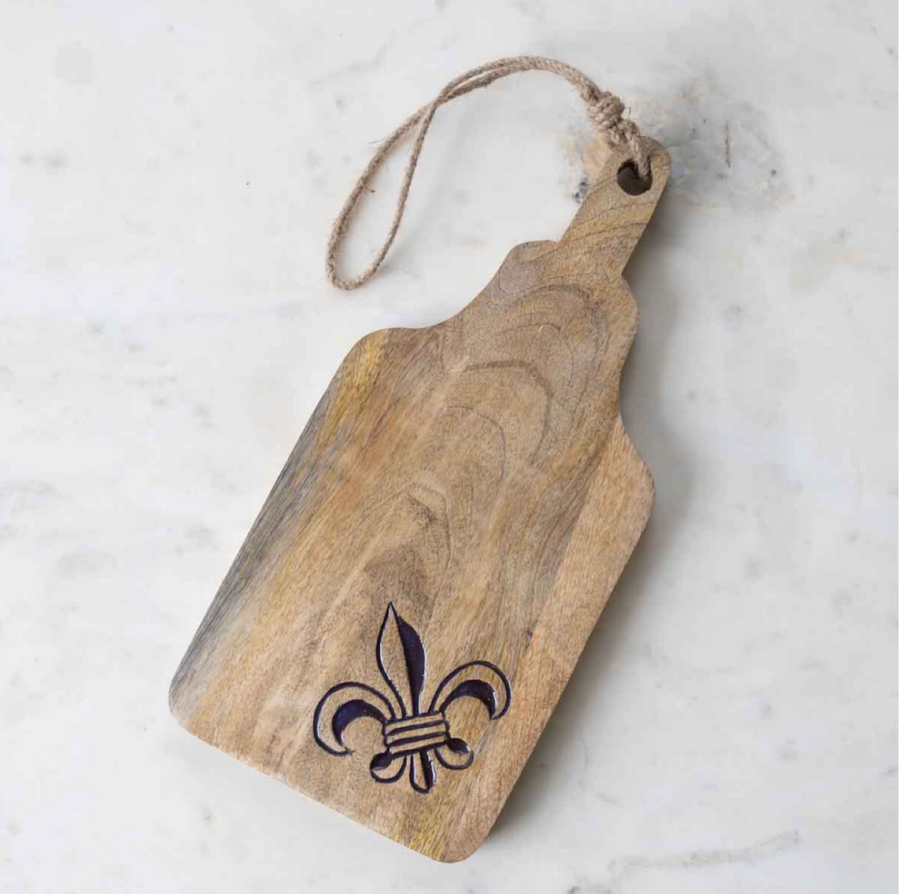 Fleur de Lis Serving Board