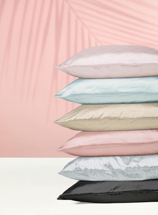 Bye Bye Bedhead Patterned Silky Satin Pillowcase