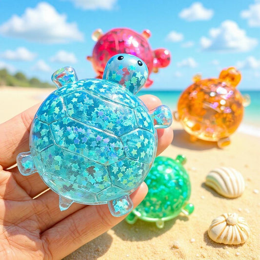 Maltose Glitter cute sea turtle squishy toy