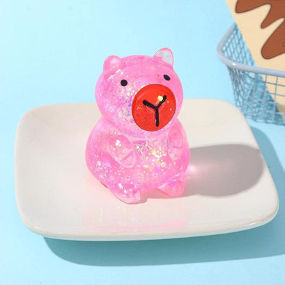 Maltose Glitter cute capybara squishy Toy