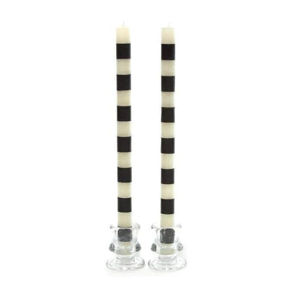 Bands Dinner Candles, Set of 2