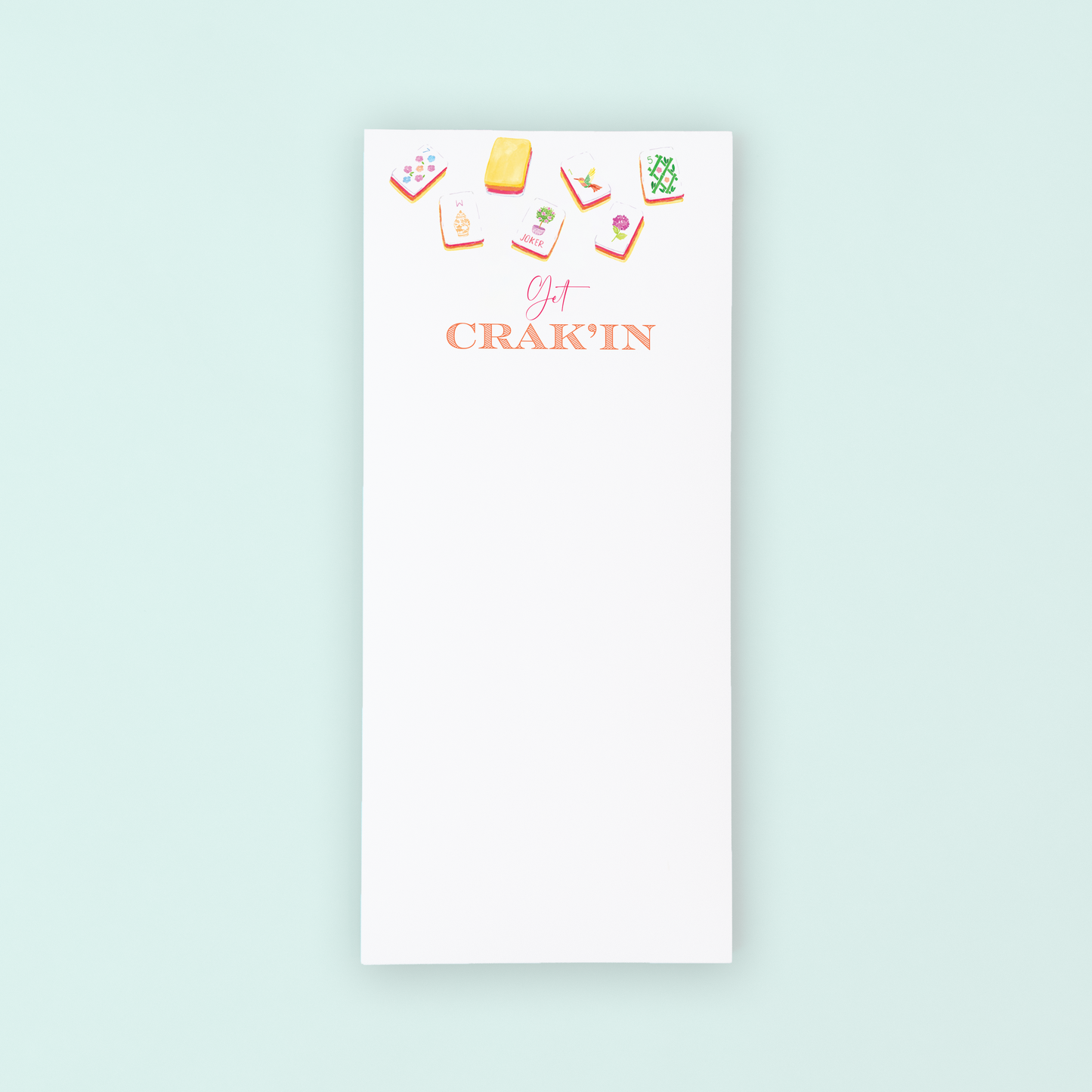 Watercolor Printed List Pad