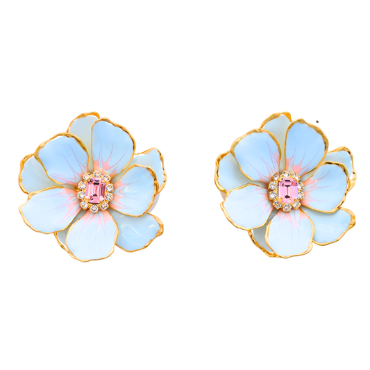 The Pink Reef 2024 Jewel Box Florals in Baby Blue