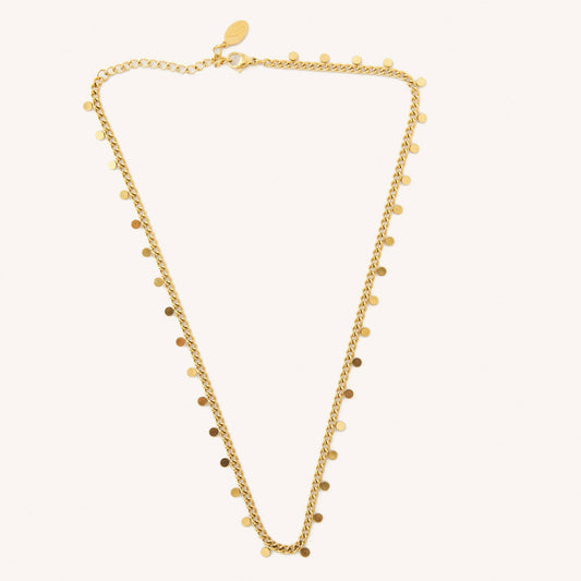 Mini Gold Disk Choker