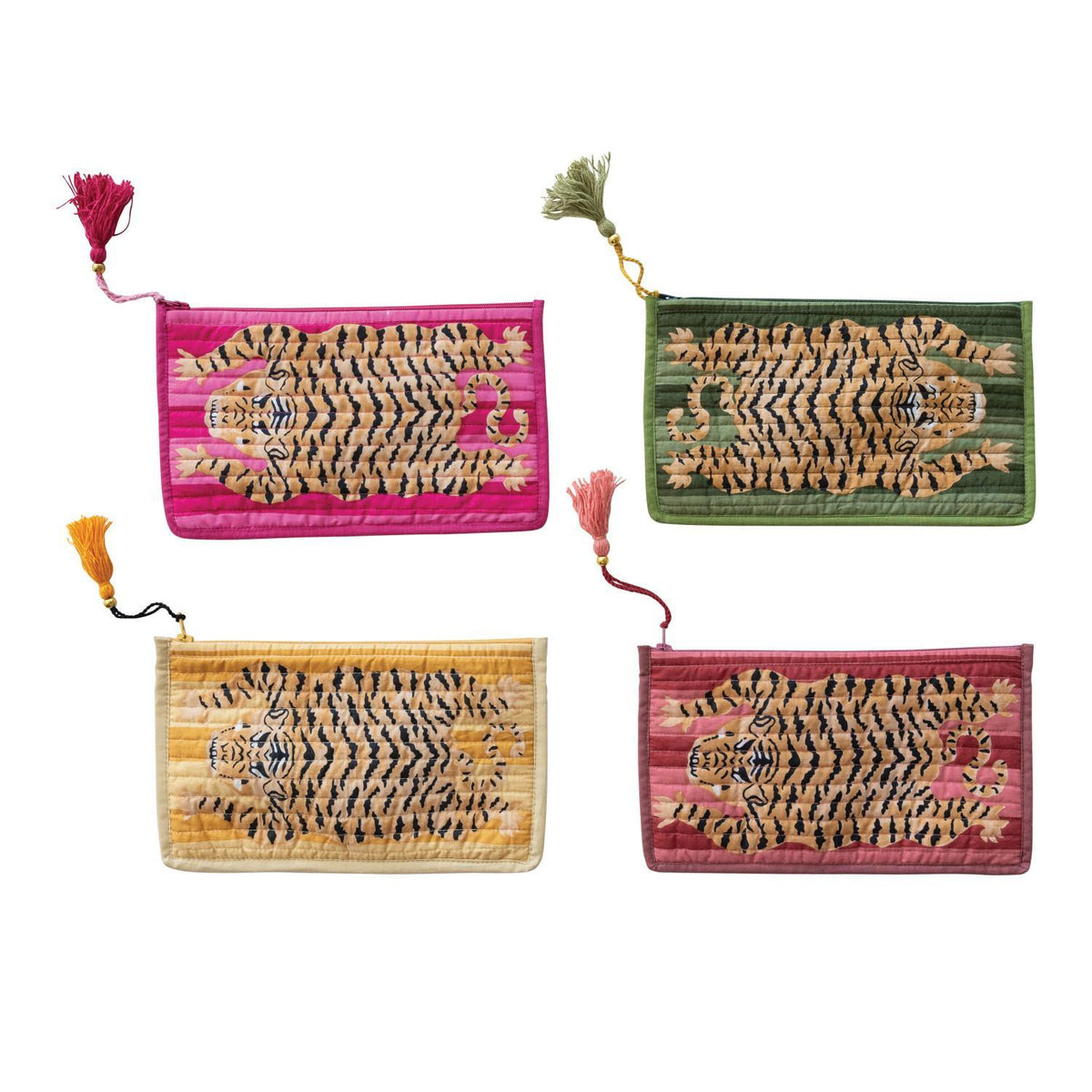 Cotton Voile Tiger Pouch