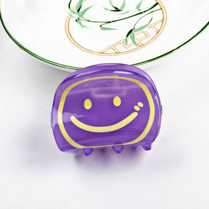 SMILING FACE CUTE HAIR CLIPS LARGE FOR GIRLS_CWAHA0280