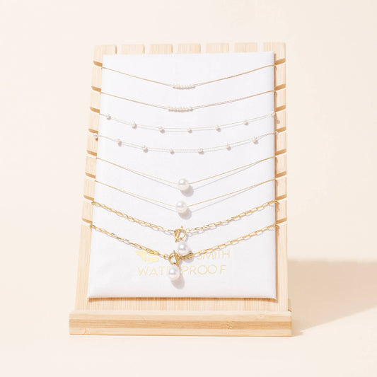 Waterproof Pearl Necklace Display