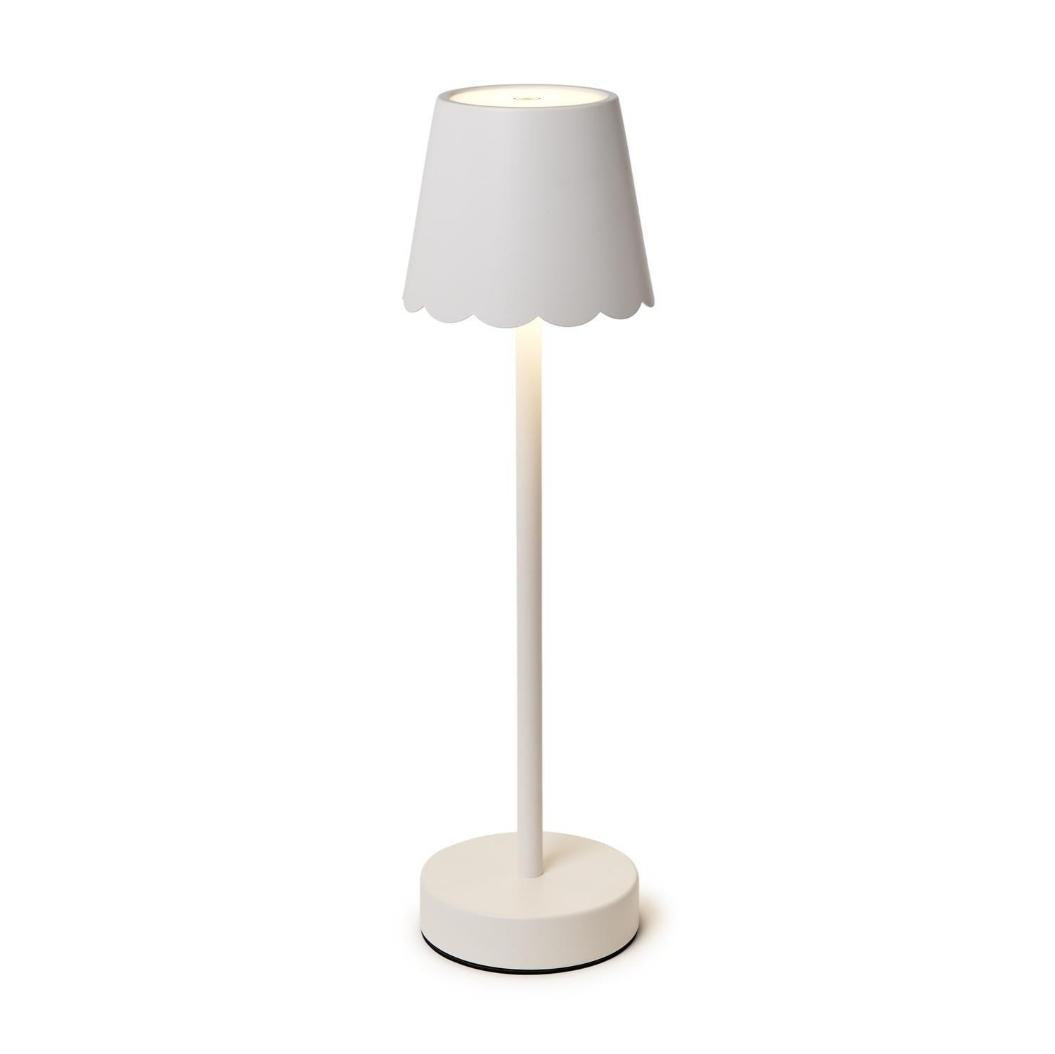 LED Cordless Scalloped Edge Lamp