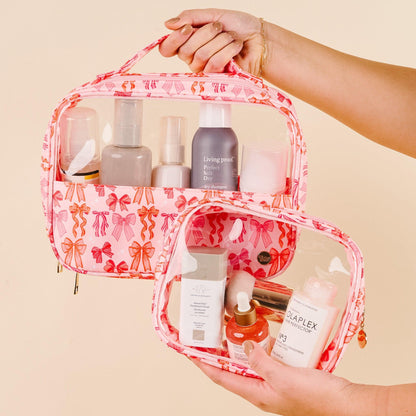 Clearly Chic Cosmetic Bag Set