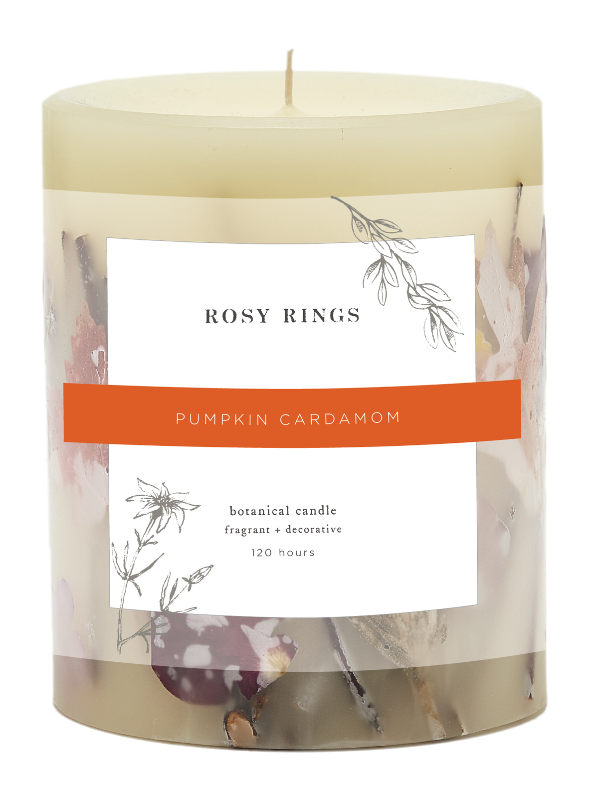 Pumpkin Cardamom Petite Botanical Candle