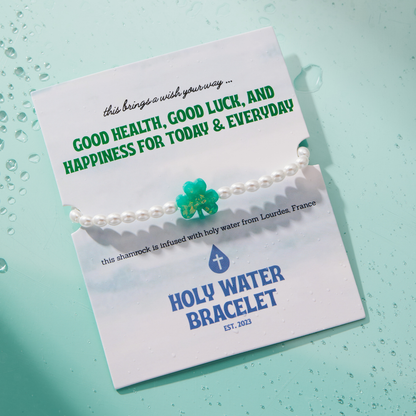 HOLY WATER LUCKY SHAMROCK BRACELET